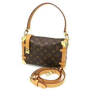 Louis Vuitton Monogram Leather Brown Side Trunk